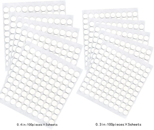 10 Sheet Foam Round Dots Double-Sided Adhesive 3D Craft Foam Tape for DIY Handmade Crafts,Card Making Or Office Supplies,1000 Pieces,2 Sizes (0.3 ...