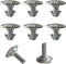 Radiator Engine Access Cover Pin Clips& Lower Cover Bolt, 90674-TY2-A01, 90105-TBA-A00 Lower Engine Cover Pin Screw for Honda CRV Civic Accord Acu...