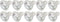 Simba Lighting MR11 Halogen 20W 12V FTD Spotlight Light Bulbs (10 Pack) 2-Pin 220lm for Landscape, Accent, Track Lights, and Fiber Optics, GU4 Bi-...