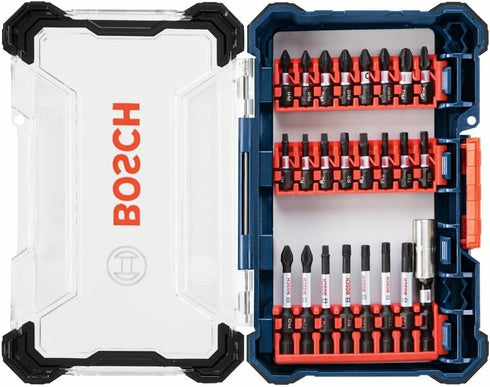 BOSCH SDMS24 24-Piece Assorted Impact Tough Screwdriving Custom Case System Set for Screwdriving Applications...