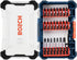 BOSCH SDMS24 24-Piece Assorted Impact Tough Screwdriving Custom Case System Set for Screwdriving Applications...