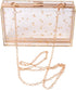 Women Acrylic Transparent Gold star Evening Bags Purses Clutch Vintage Banquet Handbag (Transparent)...