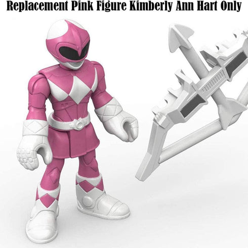 Replacement Figure for Imaginext Power Rangers Playset DFX60 - Pink Ranger and Pterodactyl Zord ~ Replacement Pink Figure Kimberly Ann Hart...