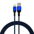 iPhone Charger Cable, Apple MFi Certified 5 Pack 6 FT Blue Long Lightning Fast Charging High Speed Data Sync USB Cable Compatible iPhone 14 13 12 ...