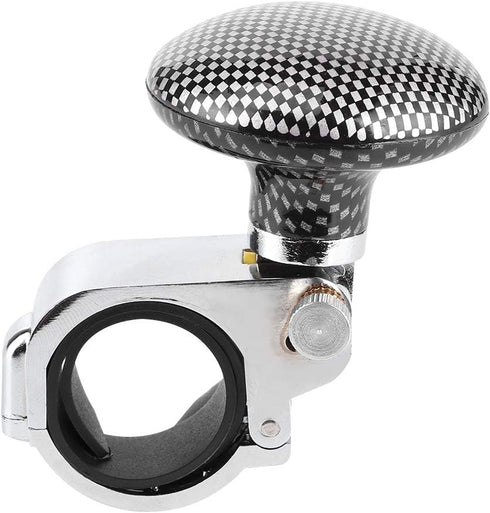 Universal Steering Wheel Knob Carbon Fiber Car Steering Wheel Assist Knob Steering Handle Ball for Car Truck Lorry Tractor(Carbon Fiber)...