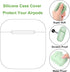 Silicone Case for Airpods 2 &1, Cute Cool Basketball Football Soccer Soft Cover with Anti-Lost Keychain (Football Case)...