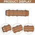 64 Pcs Drip Irrigation Fittings Kit 1/2 Inch Tubing Set Including 4 Switch Valve, 12 Elbows, 12 Couplings, 12 End Cap Plugs, 12 Tees and 12 End Cl...