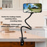 Cell Phone Holder,Lazy Bracket, 360-degree Rotating Universal Flexible Long Arms Clip Mount Gooseneck Phones Stand for Bed Flexible Arm Adjustable...