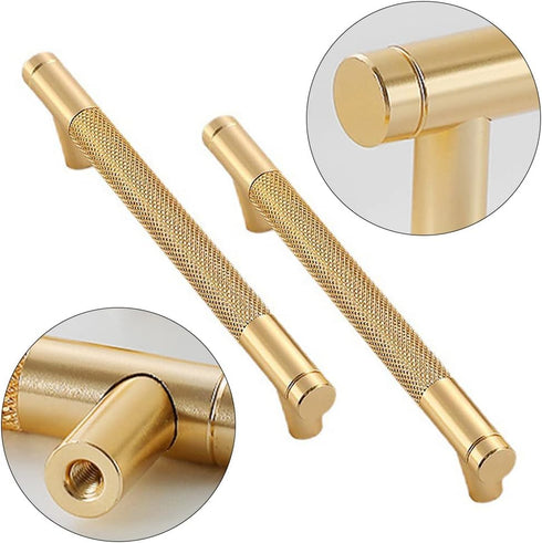 2 Pcs Cabinet Handles Gold Drawer Handles Pulls Kitchen Drawer Handles Furniture Handles for Kitchen Cupboards Chest of Drawers...