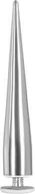 Uviviu 20 Pcs 40mm Spike and Studs, Metalic Rivet Screw on Cone for Leather Crafts Punk DIY Clothing (40MMx20Pcs, Silvery)...