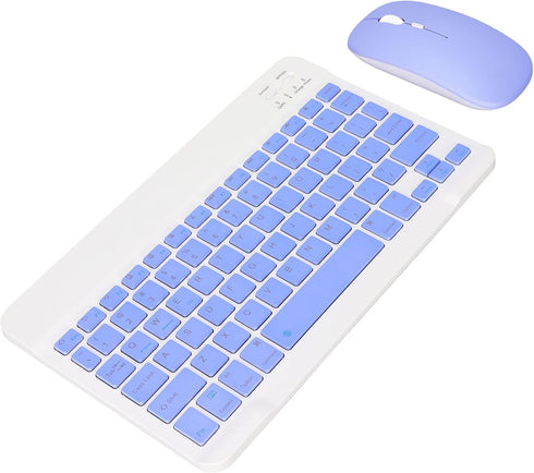 Keyboard and Mouse,Ultra Slim Bluetooth Keyboard and Mouse Combo Rechargeable Portable Keyboard Mouse Set for Laptop PC Cellphone(for)...