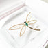 3 Pieces Golden Pearl Brooch Pins Animal Style for Hat Dress Bag Decoration Anti Glare Pin for Deep v Dress Elegant Gift for Friends Mother...