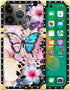 DAIZAG Case Compatible with iPhone 15 Pro Max,Estheticism Butterfly 15 Pro Max Cases for Girls,Square Protected Reinforced Corners Soft TPU Back C...