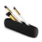 FERYES Makeup Brush Holder, Magnetic Closure Silicon Portable Cosmetic Face Brushes Holder, Soft and Sleek Makeup Tools Organizer for Travel- Blac...