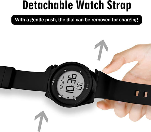 L LAVAREDO Watches for Women, Digital Watch Womens, Fitness Tracker, Pedometer for Walking, Non-Bluetooth Step Tracker Watch for Women, Multifunct...