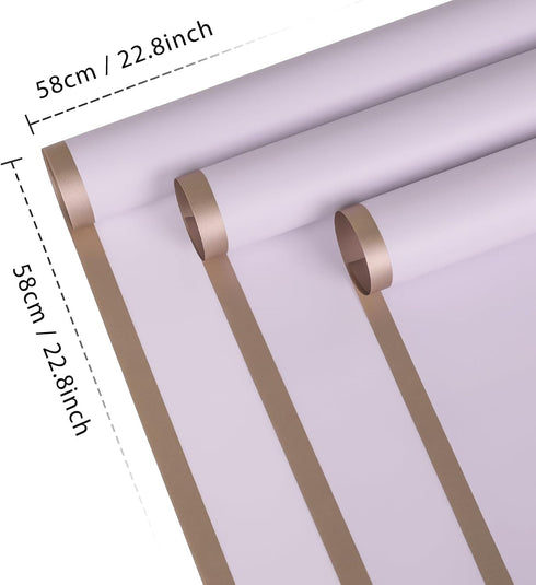 FUHITIM 20 Sheets Flower Wrapping Paper - Waterproof Floral Bouquet Packaging Paper for DIY Crafts?Florist Supplies Packaging Paper for Wedding Bi...