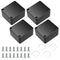 Project Box, 4 Pcs Electrical Junction Box, IP65 Waterproof Electrical Project Case, ABS Plastic Dustproof Outdoor Electrical Boxes, Electronic Ju...
