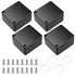 Project Box, 4 Pcs Electrical Junction Box, IP65 Waterproof Electrical Project Case, ABS Plastic Dustproof Outdoor Electrical Boxes, Electronic Ju...