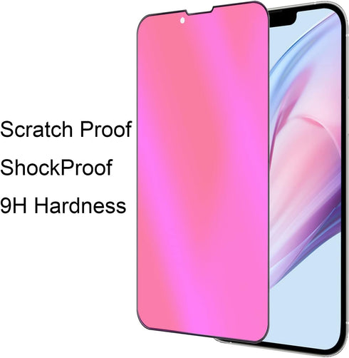 2PCS Anti-Blue Privacy Tempered Glass Mirror Anti-Spy Screen Protector Anti-Peeping Film Compatible with iPhone 13 Pro Max......
