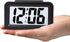 Hense Creative Nightlight Smart Light Alarm Clock Bedside Desk Table Electronic Clock Battery Operated Mute Luminous Alarm Clock with Adjustable L...