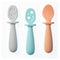 Kiinde Silicone Baby Spoons | Set of 3 Toddler Utensils for Teething & Baby Led Weaning | Developmental Meal Set of Non-Toxic Self Feeding Baby Ut...