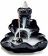 Waterfall Incense Burner, Lotus Backflow Incense Holder Ceramic Censer Cones Sticks Porcelain Holder with 10 Free Mixed Aromatherapy Cones...