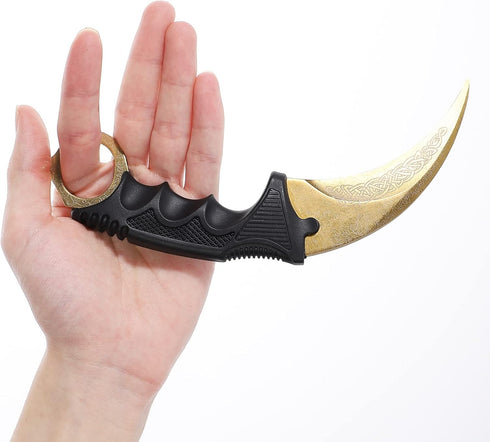 Karambit Knife Trainer No Offensive Karambit Trainer Stainless Steel Without Cutting Edge Practice Training Knife with Sheath for Beginner 100% Sa...