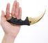 Karambit Knife Trainer No Offensive Karambit Trainer Stainless Steel Without Cutting Edge Practice Training Knife with Sheath for Beginner 100% Sa...
