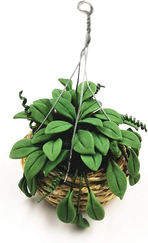 Miniature Dollhouse Plants Dollhouse Furniture and Accessories Hanging Plant Pot Model 1 12 Scale...
