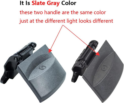 RLB-HILON Parking Brake Release Handle?Compatible with Dodge Ram 1500 RAM 2500 RAM 3500 Dodge Durango, Slate Gray Color, Replace# ZR95XDHAH...
