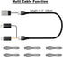 Cable Card Box, Universal Charging Cable Adapters,Compact USB-C/USB-A/Micro-USB/Lightning Port,Compact with Most Smartphones, Portable Phone Stand...