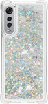 Fit for LG Velvet 5G Fashion Cute Phone Case,Quicksand Flowing Glitter Bling Flowing Liquid Floating Shiny Sparkle Soft TPU Protective Girls Women...
