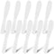 10 Pcs Plastic Cosmetic Spatula Jelly Mask Spatula Skincare Lotion Disposable Spatulas for Facials Face Mask Applicator Makeup Scoop for Facial To...