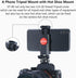ULANZI ST-06 Camera Hot Shoe Phone Holder Flexible Phone Tripod Mount Adapter w Cold Shoe Mount for Microphone LED Light for DJI Ronin SC iPhone S...