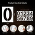 18 Inch Large Number Stencils Reusable Large Number Stencils Plastic Digital Stencils Templates for Cake Stencil Address Number Painting Stencils ...