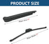 Rear Windshield Wipers Blade Arm Set for Hyundai Elantra GT 2013-2017 / Hyundai Elantra 2012-2017 Back Glass Wiper Arm Blade Replacements All Seas...