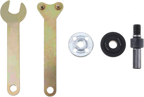 5 in 1 Angle Grinder Accessories with Connecting Rod and Small Wrench for Conversion Angle Grinding Tool...