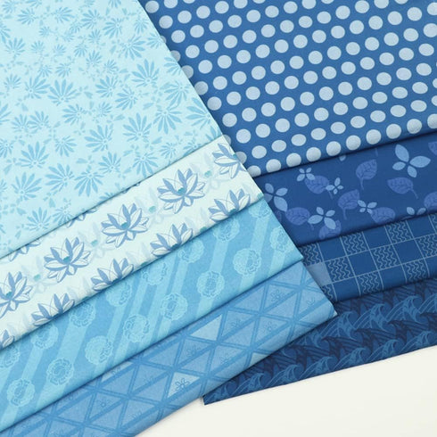 Chuanshui 8 PCS 21.6 x 18.5 inches (55 x 47 CM) 100% Cotton Craft Fabric Bundle for Patchwork 8 Different Pattern Pre-Cut Quilting Fabric Fat Quar...