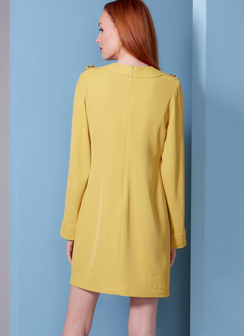 Vogue Sewing Pattern V1844 - Misses' and Misses' Petite Dress, Size: F5 (16-18-20-22-24)...