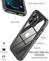 Design for iPhone 13 Pro Max Waterproof Case, Full Body Shockproof Dust Proof Phone Case Cover with Screen Protector for iPhone 13 Pro Max Case (B...