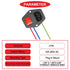 3Pcs AC 10A 15A 250V Rocker Switch Power Socket Inlet Module Plug, 3 Pin IEC320 C14 10A Male Power Switch with 6Pcs Mounting Screws,9Pcs 18 AWG Ex...