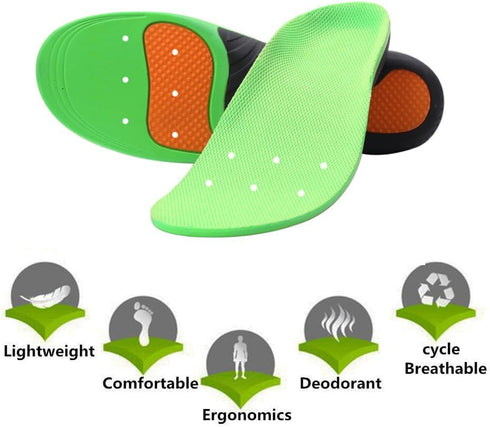 High Arch Support Insoles for Men and Women, Orthotic Shoe Inserts for High Arch,Plantar Fasciitis,Flat Feet,Foot Pain...