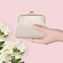 Coin Purse, Small PU Leather Change Purse, Coin Purse Wallet with Clasp, Car Coin Holder Pouch for Woman Men Kids Girls (Apricot)...