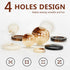 Sewing Buttons - Craft Buttons, 5 Sizes of 100 Pcs Versatile Buttons for Sewing, DIY Projects and Holiday Decoration (Ecru)...