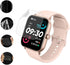 Screen Protector For IDW13 / IDW15 / IDW19 Smart Watch 1.8" (6 PACK) Full Coverage Clear TPU Film Compatible for Woneligo/Fitpolo/MILOUZ SmartWatc...