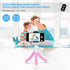 Ubeesize Portable Tripod Stand with Wireless Remote & Clip, Flexible Phone Holder for Video Recording (Pink)...