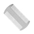 1Pc Silver Dual Action Stainless Steel Credit Card Size Comb Pocket Comb Anti-Static Hair Comb Beard Mustache Comb For Man Beauty and Personal Car...