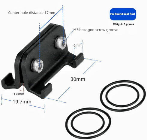 Bike Race Number Plate Mount Holder Cycling Number Mount Quick Release Racing Number Holder Mount for Round Tube Bars...