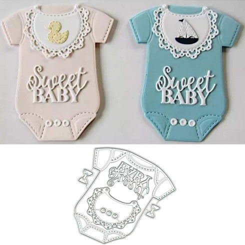 Baby Clothes Metal Die Cuts,Cutting Dies for Card Making Clearance,Embossing Dies for Scrapbooking, DIY Album Paper Cards Art Craft Decoration...