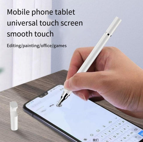 Stylus Pen for iPad (3 Pcs) 2 in 1 The Other end can Write on Paper for Apple/Microsoft/Surface/for Samsung Galaxy Tab A7/A8/A8plus/A9/A9plus Comp...
